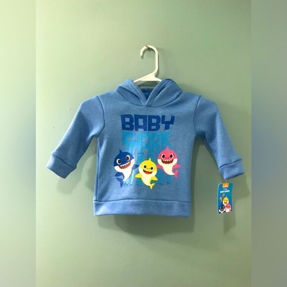 NWT … NICKELODEON “Size: 24 Months” PINKFONG Baby Shark Pull-Over Sweatshirt - Picture 1 of 5